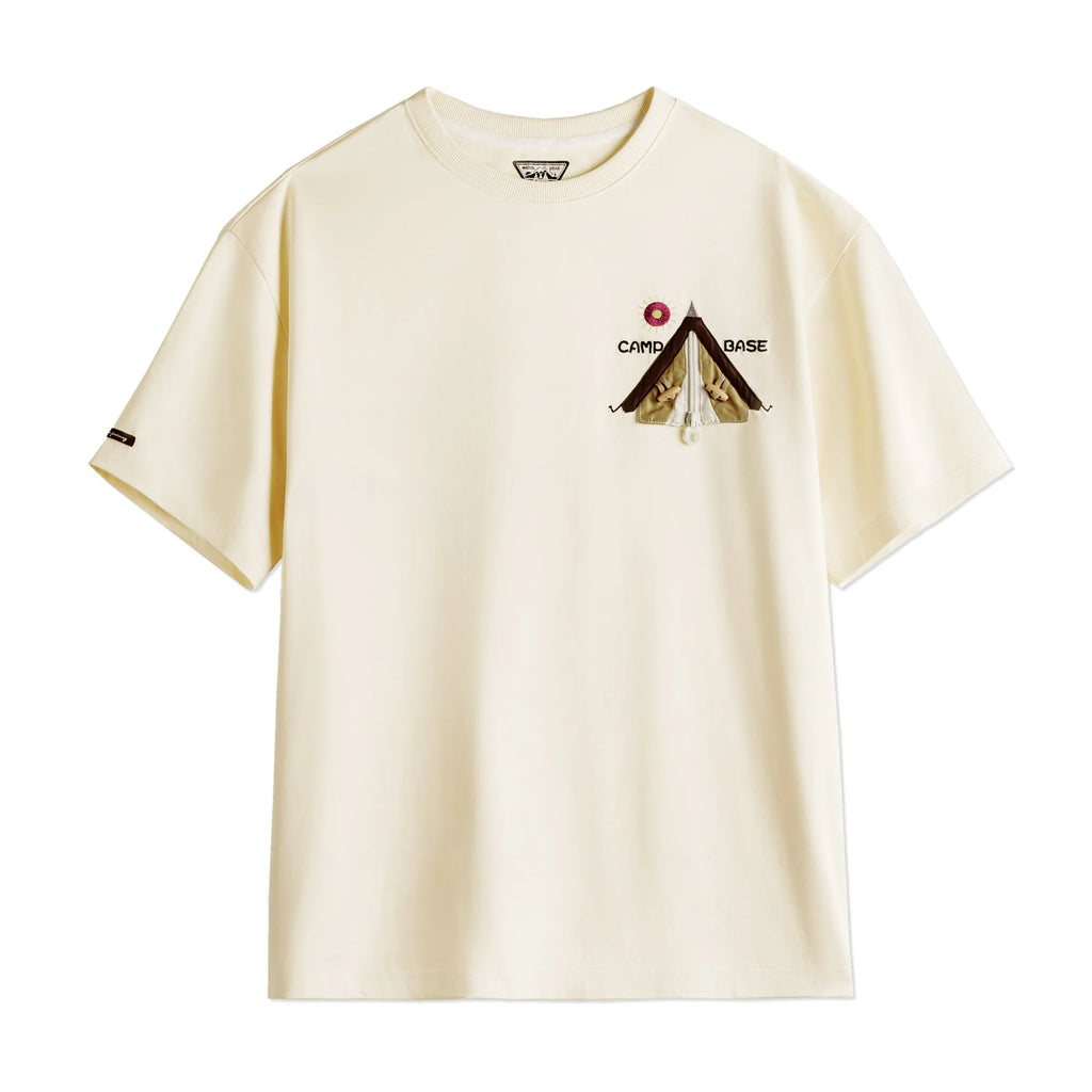 MADEN Unisex Patchwork T-Shirt — Loose-Fit Heavyweight Cotton Tee