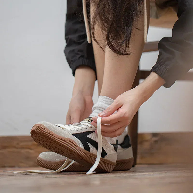 MADEN Women’s Arrowhead Trainers — Lace-Up Casual Sports Sneakers