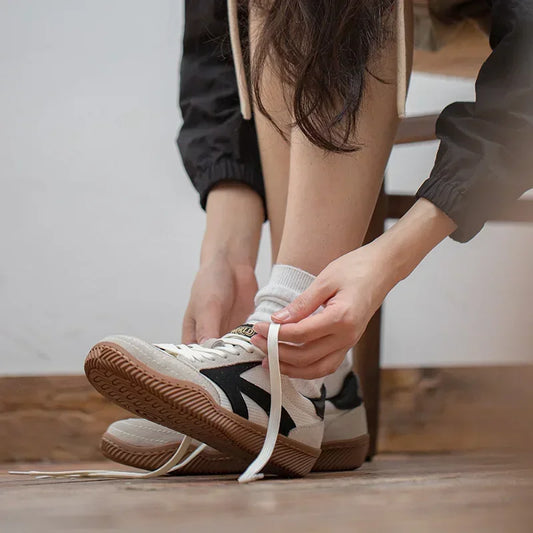 MADEN Women’s Arrowhead Trainers — Lace-Up Casual Sports Sneakers